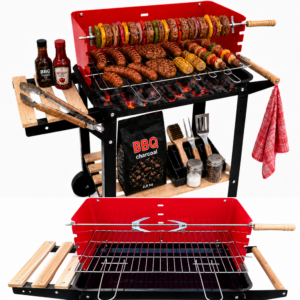Duży grill ogrodowy 5w1